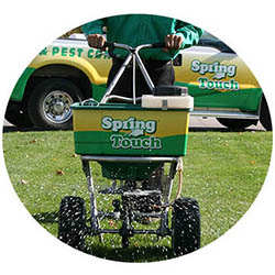 Elko New Market spring touch lawn and pest control company lawn truck